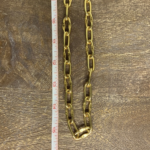 VTG Kramer Goldtone Long Chain Link Necklace - Picture 5 of 5